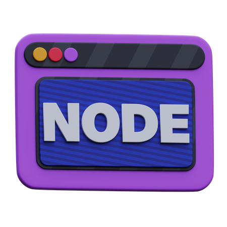 Nodo web  3D Icon