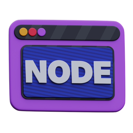 Nodo web  3D Icon
