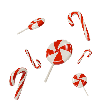 Bonbons de Noël  3D Icon