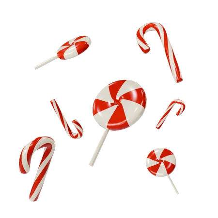 Bonbons de Noël  3D Icon