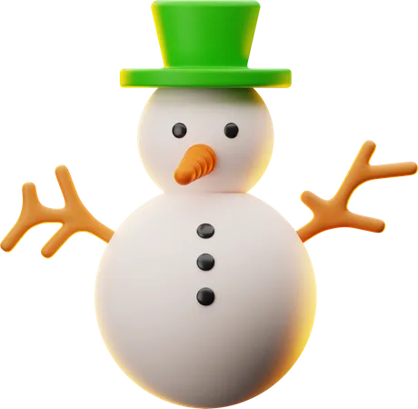 Bonhomme de neige de Noël  3D Icon