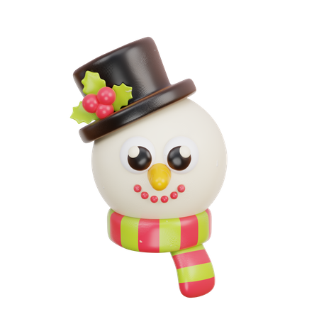 Bonhomme de neige de Noël  3D Icon