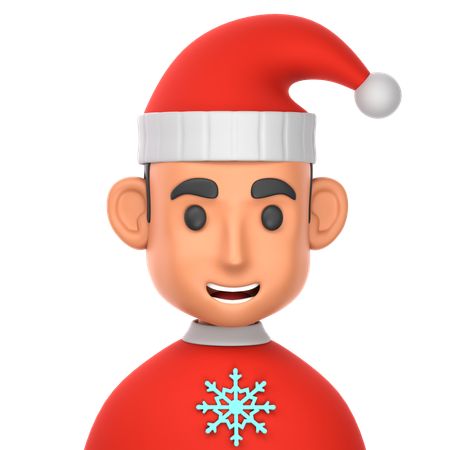 Garçon de Noël  3D Icon