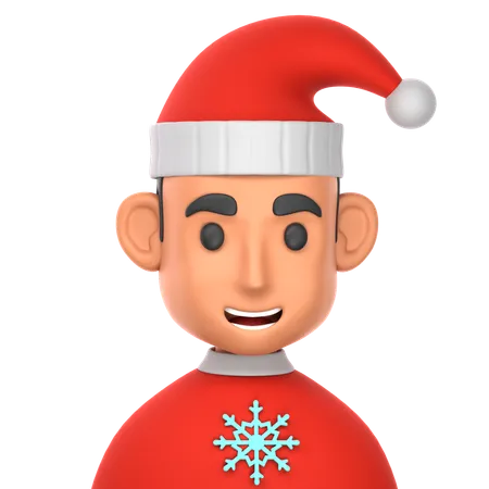 Garçon de Noël  3D Icon