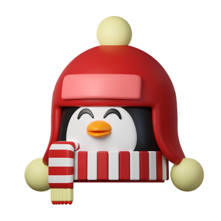 Pingouin de Noël  3D Icon