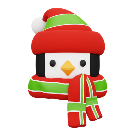 Pingouin de Noël  3D Icon