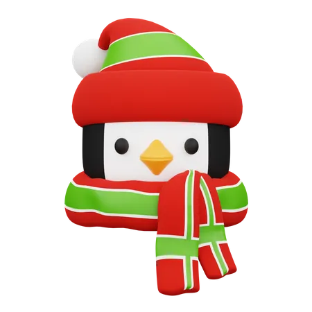 Pingouin de Noël  3D Icon