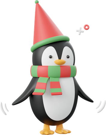 Pingouin de Noël  3D Icon