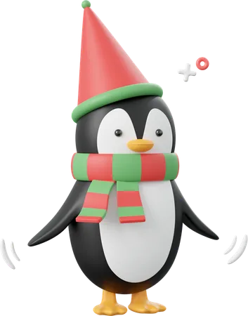 Pingouin de Noël  3D Icon