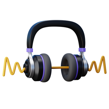 Noise Cancelling Headphone  3D Icon