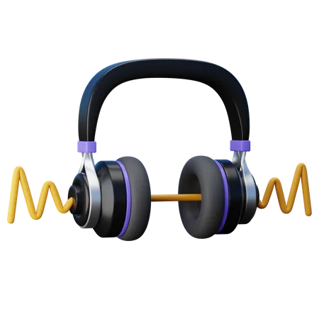 Noise Cancelling Headphone  3D Icon