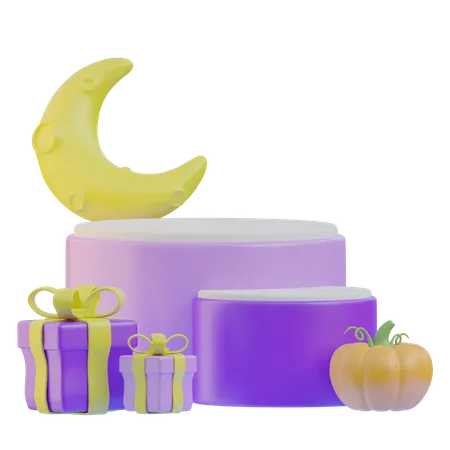 Noite de Halloween  3D Icon