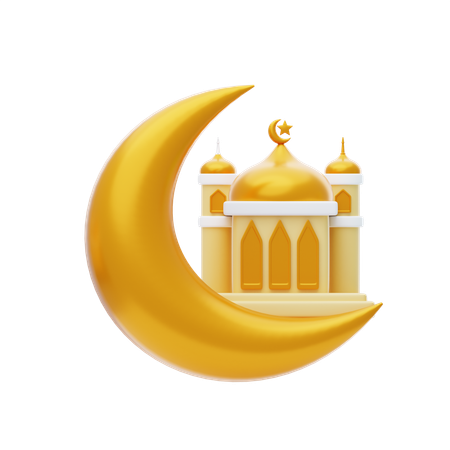 Noite do Ramadã  3D Icon