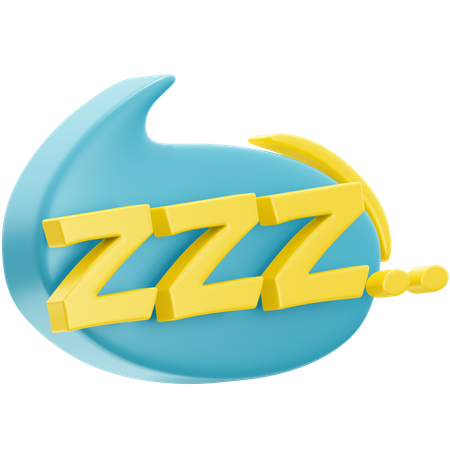 Noite dormindo  3D Icon