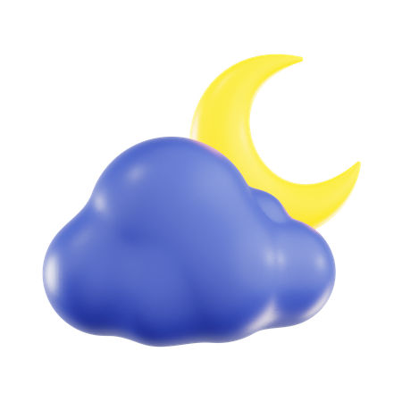 Noite Nublada  3D Icon