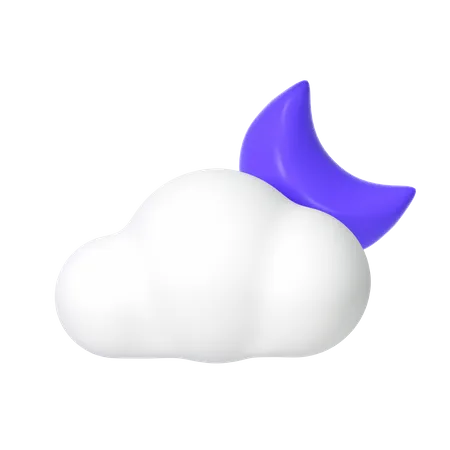 Noite Nublada  3D Illustration