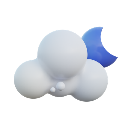 Noite Nublada  3D Icon