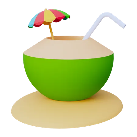 Noix de coco  3D Icon