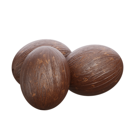 Noix de muscade  3D Icon
