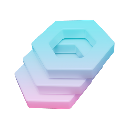 Forme abstraite de noix  3D Icon