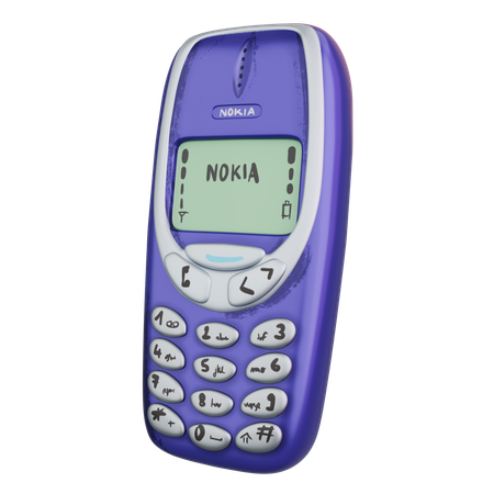 Telefone Nokia 3310  3D Icon
