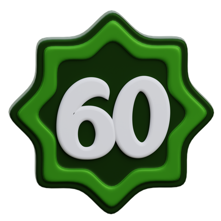 Numéro arabe  3D Icon