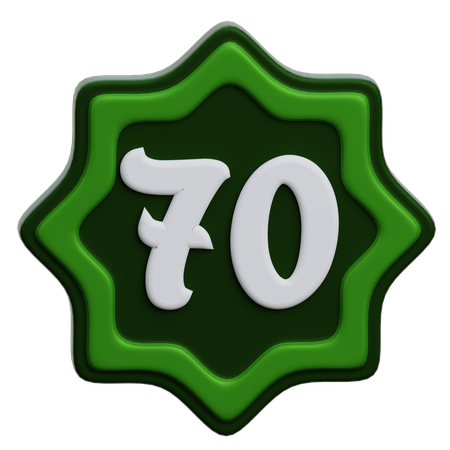 Numéro arabe  3D Icon