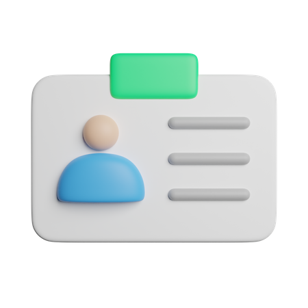 Nombre de tarjeta  3D Icon