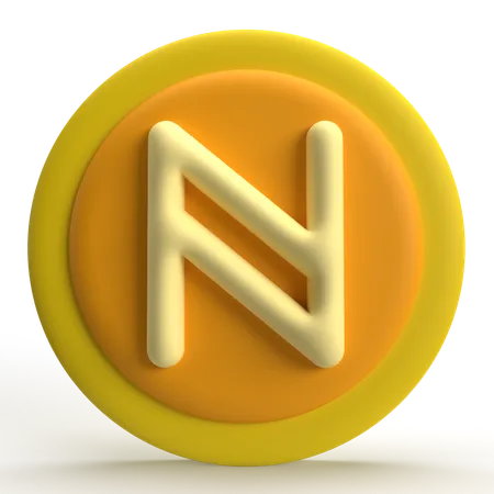 Pièce de nom  3D Icon