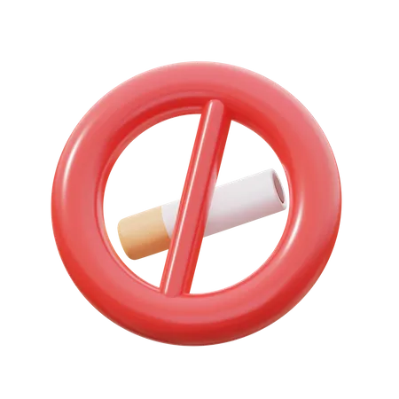 Interdiction de fumer  3D Icon