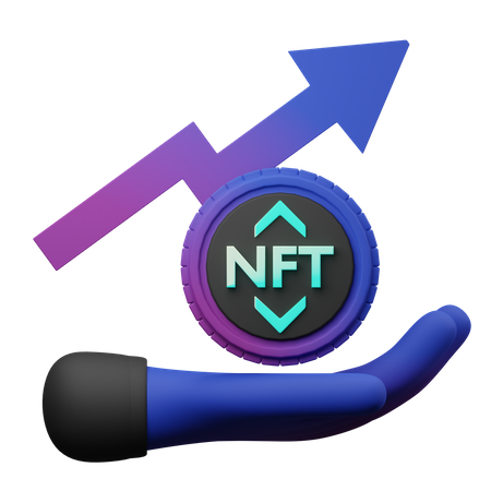 Non Fungible Token  3D Icon