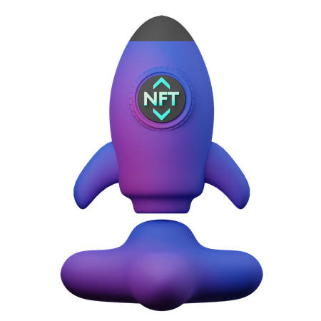 Non Fungible Token  3D Icon