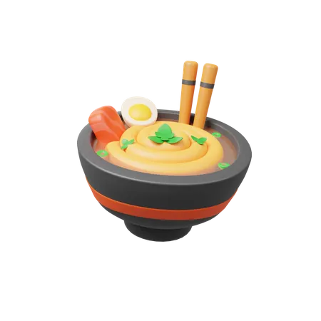 Noodle  3D Illustration