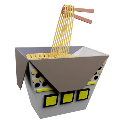 3 D Icon Noodle With Transparent Background 3D Icon