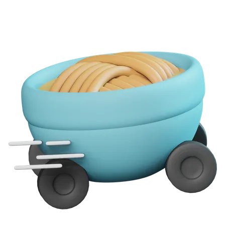 Noodle Food Delivery  3D Icon