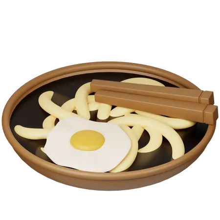 Noodles  3D Icon