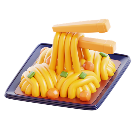 Noodles  3D Icon