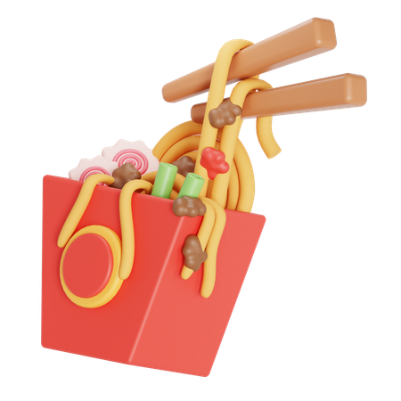 Noodles  3D Icon