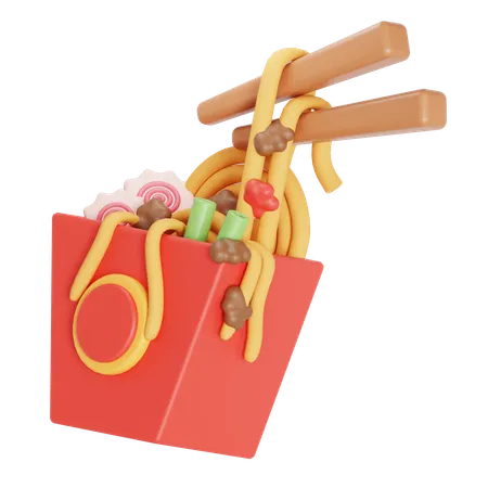 Noodles  3D Icon