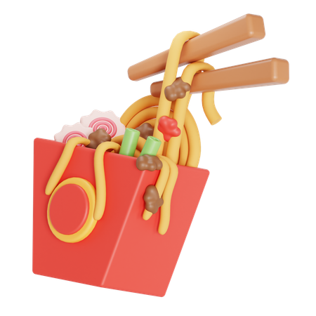 Noodles  3D Icon