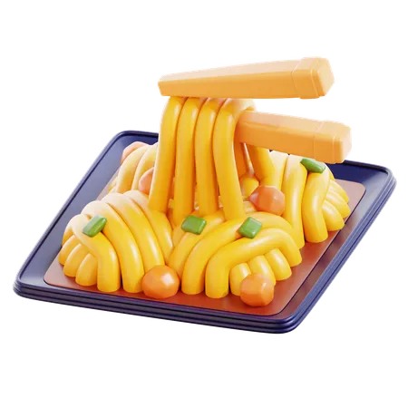 Noodles  3D Icon