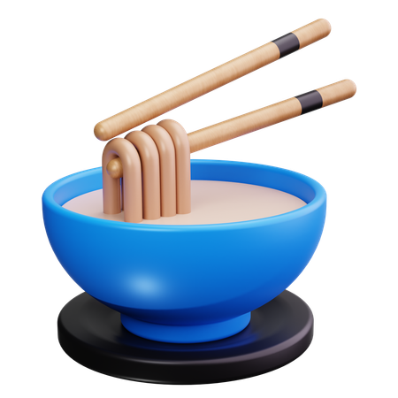 麺類  3D Icon