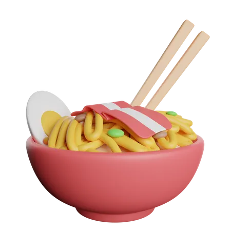 Noodles Bowl  3D Icon