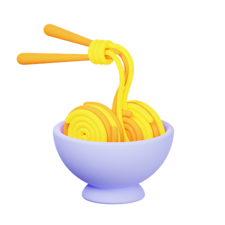 Noodles Bowl  3D Icon