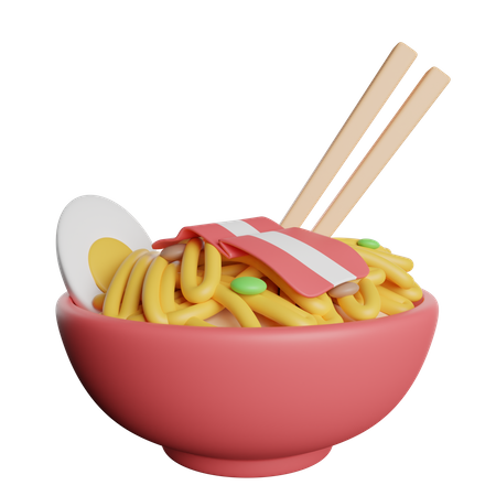 Noodles Bowl  3D Icon