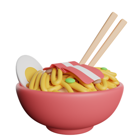 Noodles Bowl  3D Icon