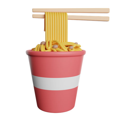 Noodles Box  3D Icon