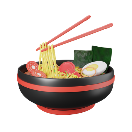 Noodles Ramen  3D Icon