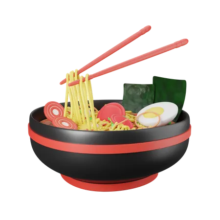Noodles Ramen  3D Icon