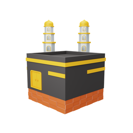 Kaaba, Mecque  3D Illustration